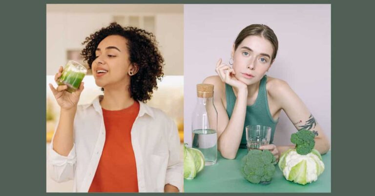 डिटॉक्स वाटर क आसवन करती दो महिलाये