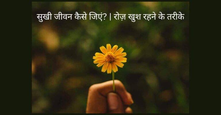 चित्र में सूरजमुखी का फूल सुखी जीवन को दर्शाता