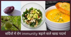 रोग प्रतिरोधक क्षमता बढ़ाने वाले खाद्य पदार्थ