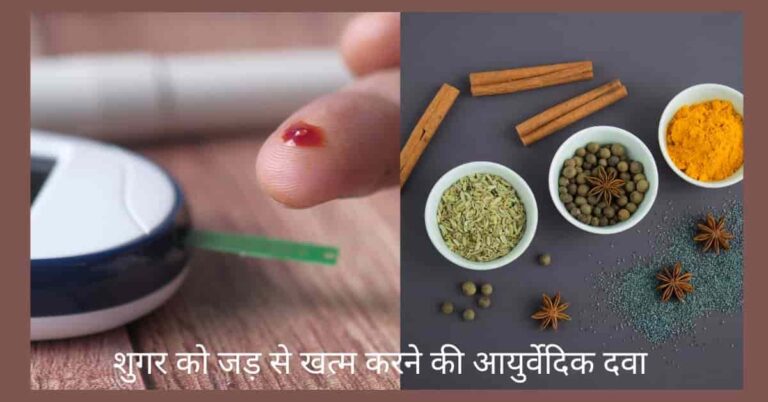 शुगर को जड़ से खत्म करने के लिए आयुर्वेदिक दवा